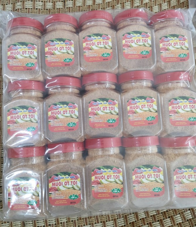 Set Muối Ớt Tỏi Tây Ninh ( 15 lọ x 100g )